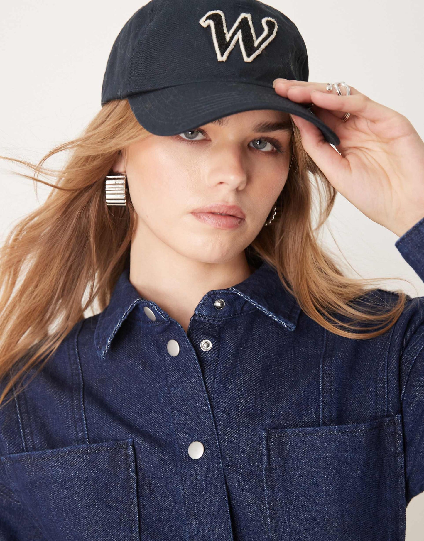 Cinched Waist Denim Shirt Co-Ord