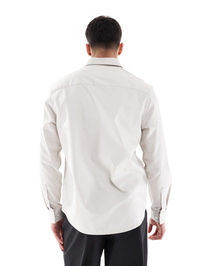 Formal Easy Iron Twill Regular Shirt