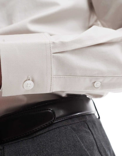 Formal Easy Iron Twill Regular Shirt