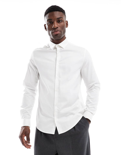 Formal Easy Iron Twill Regular Shirt