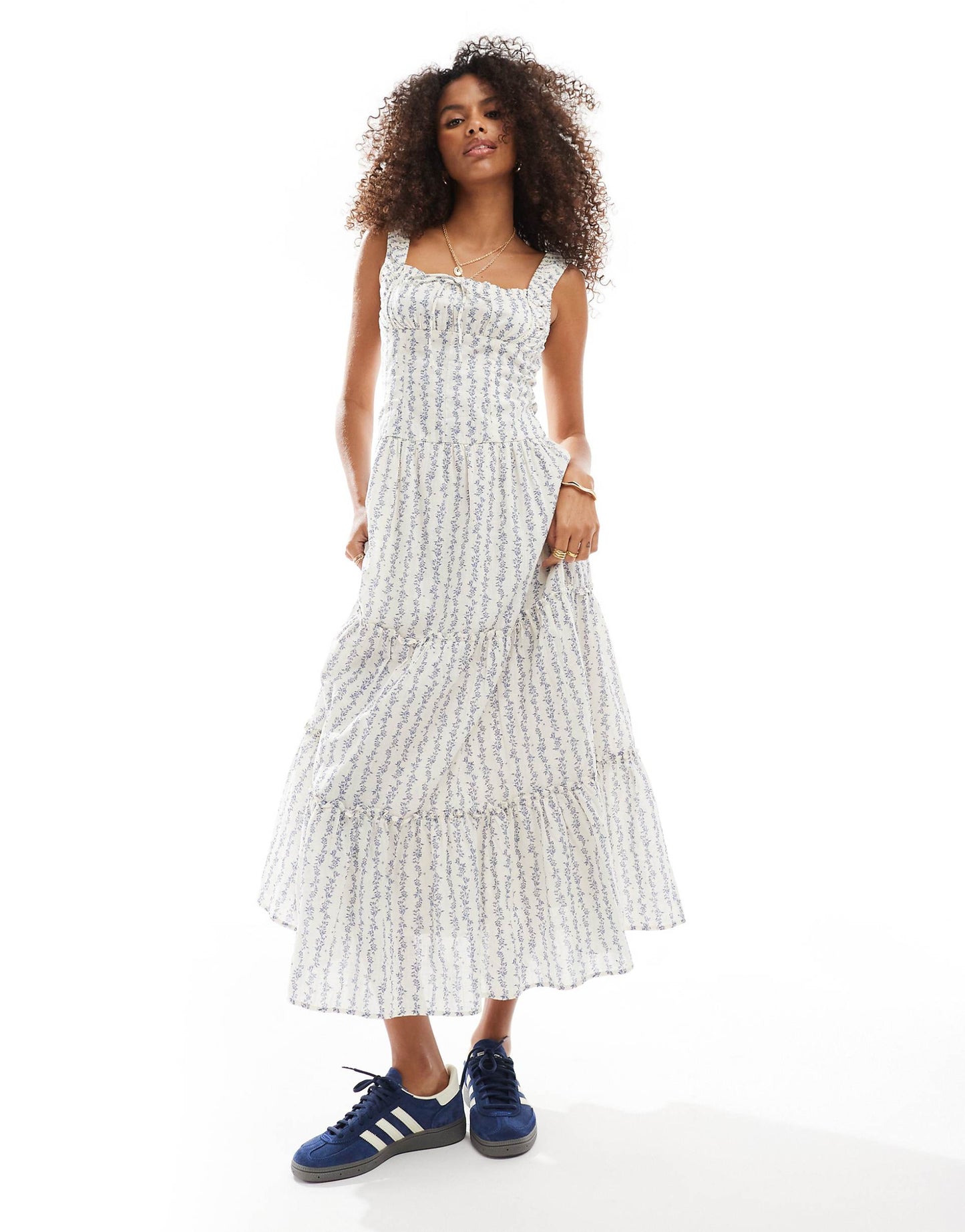 Aria Corset Detail Maxi Dress
