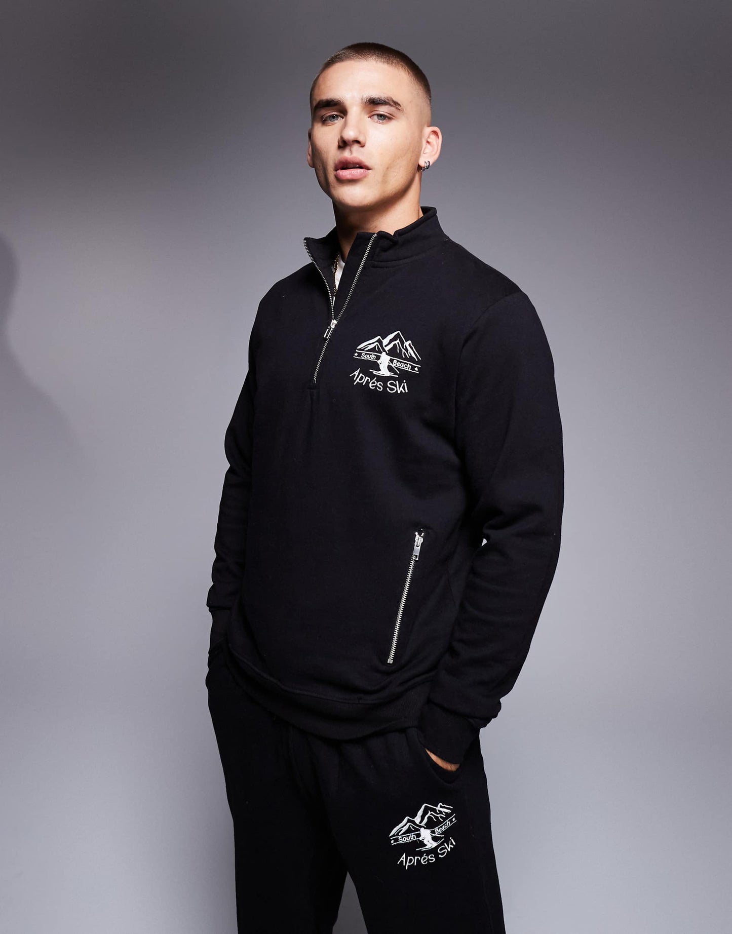Ski 1/4 Zip Long Sleeve Top