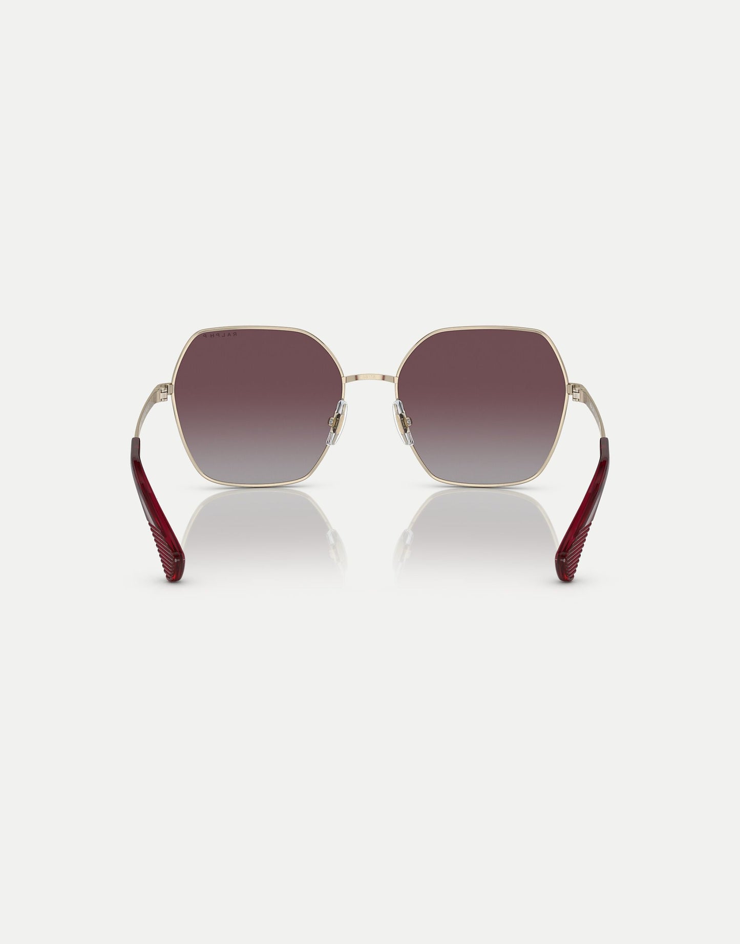 Ra4138 Square Polarised Sunglasses With Violet Lens