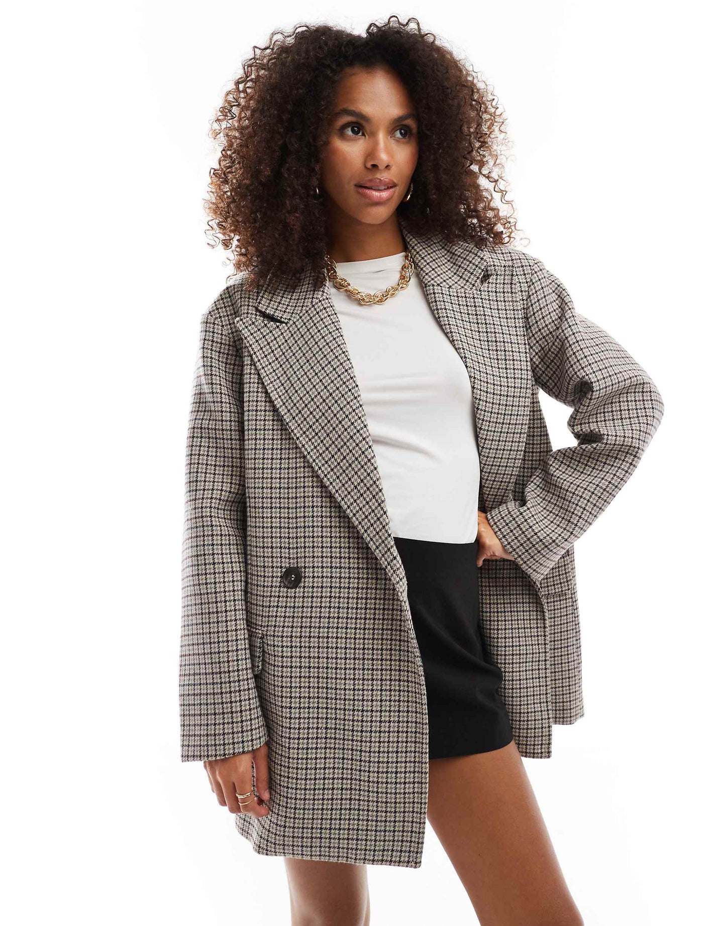 Boxy Oversized Tailored Coat