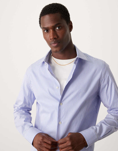 Slim Fit Button Down Stripe Shirt