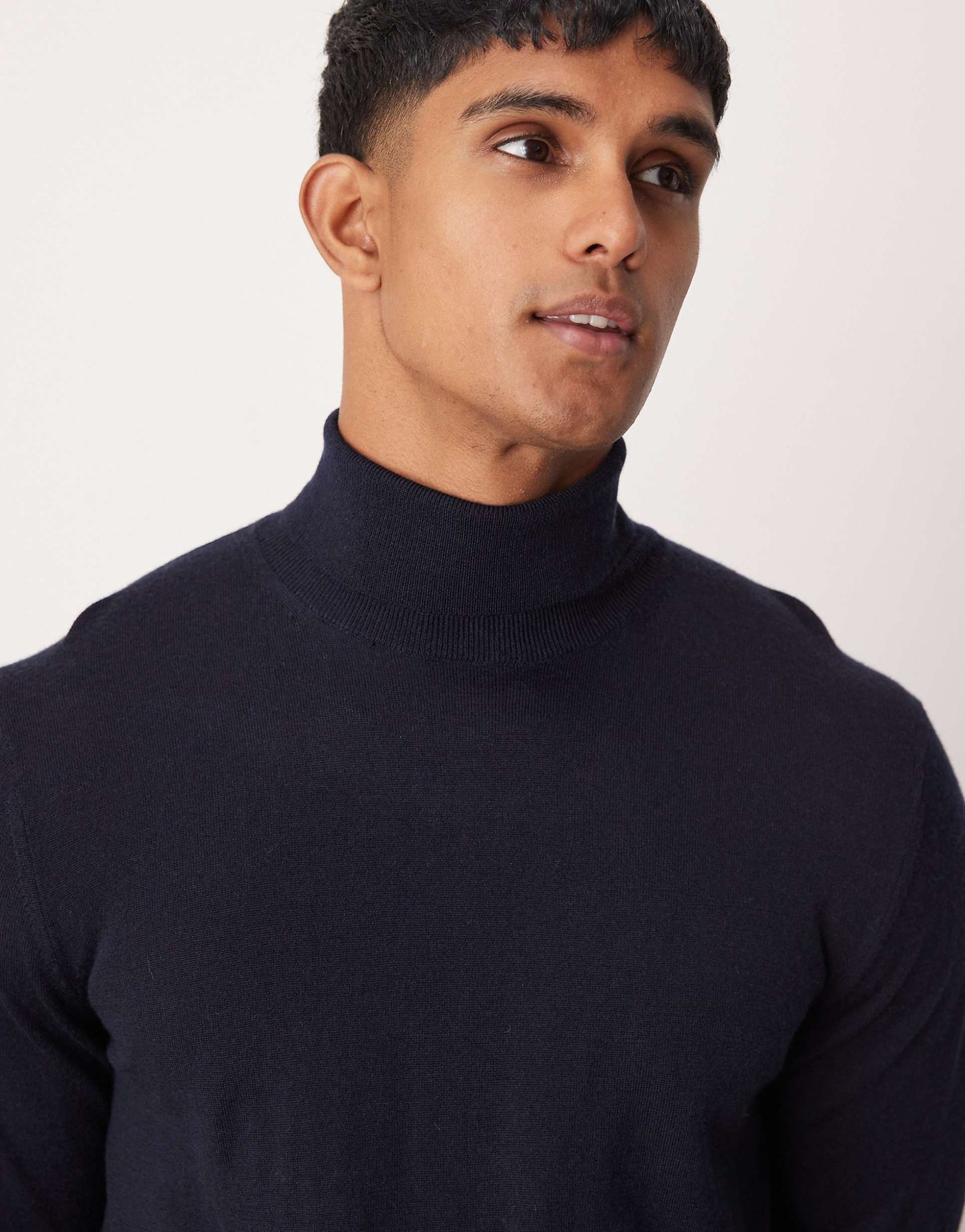 Fine Knit Turtle Neck Long Sleeve Jumper