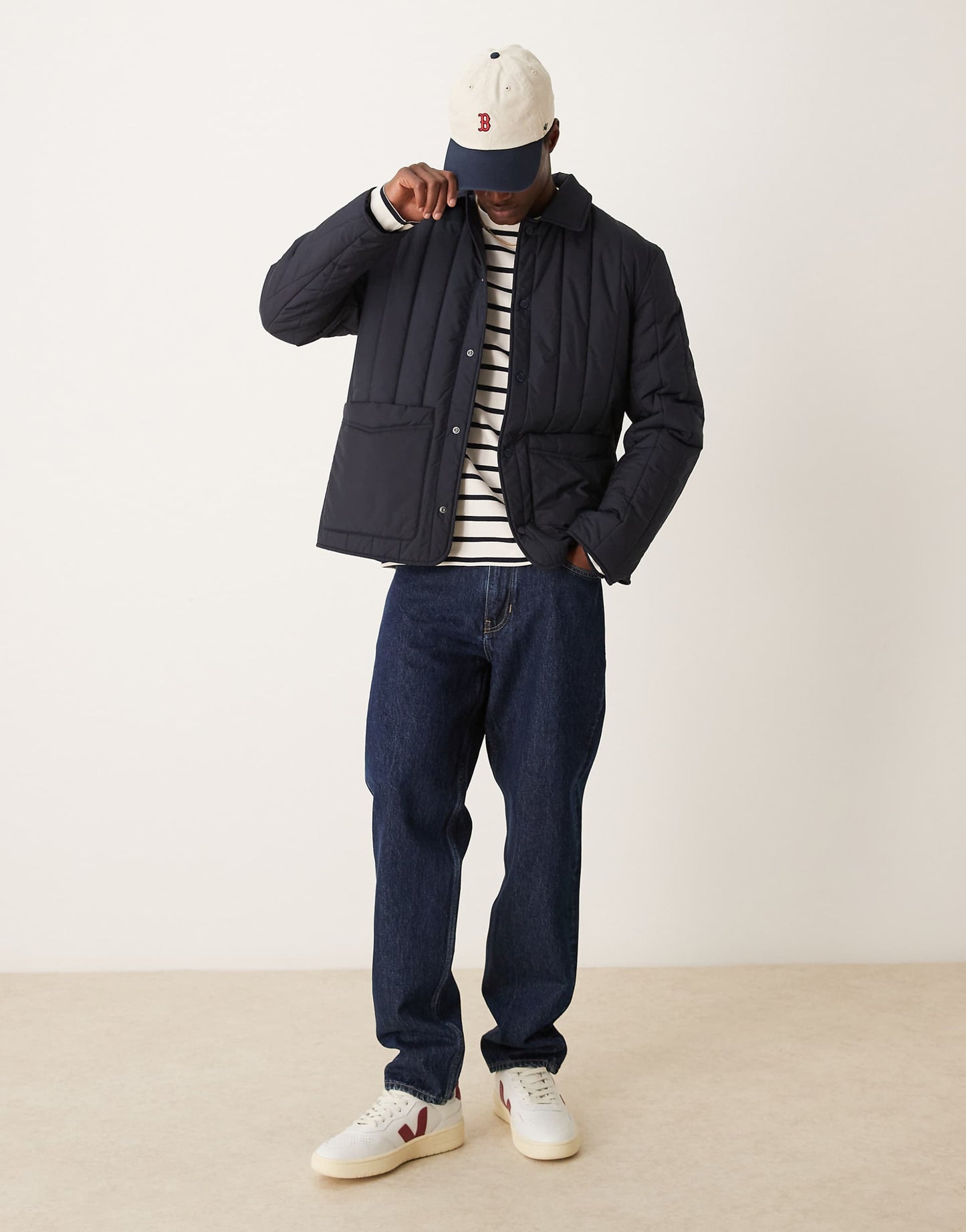 Technical Quilted Design Jacket