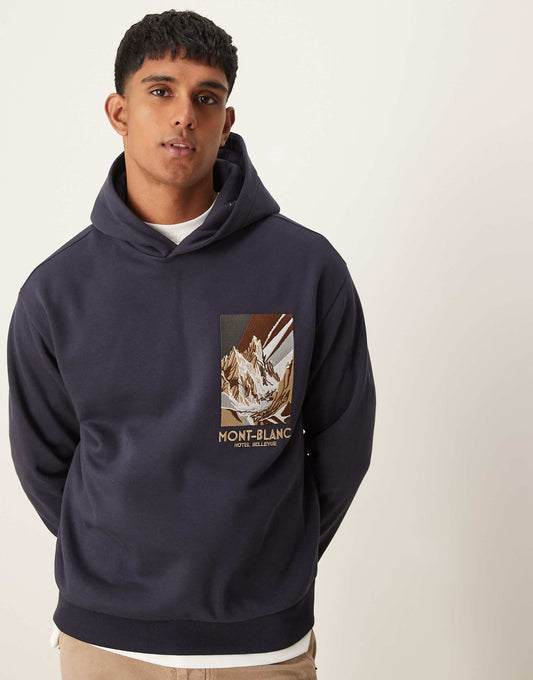 Regular Fit Graphic Hoodie