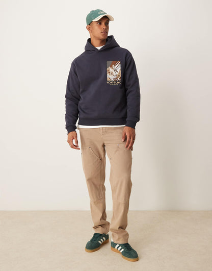 Regular Fit Graphic Hoodie