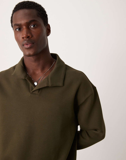 Soft Touch Polo Sweatshirt