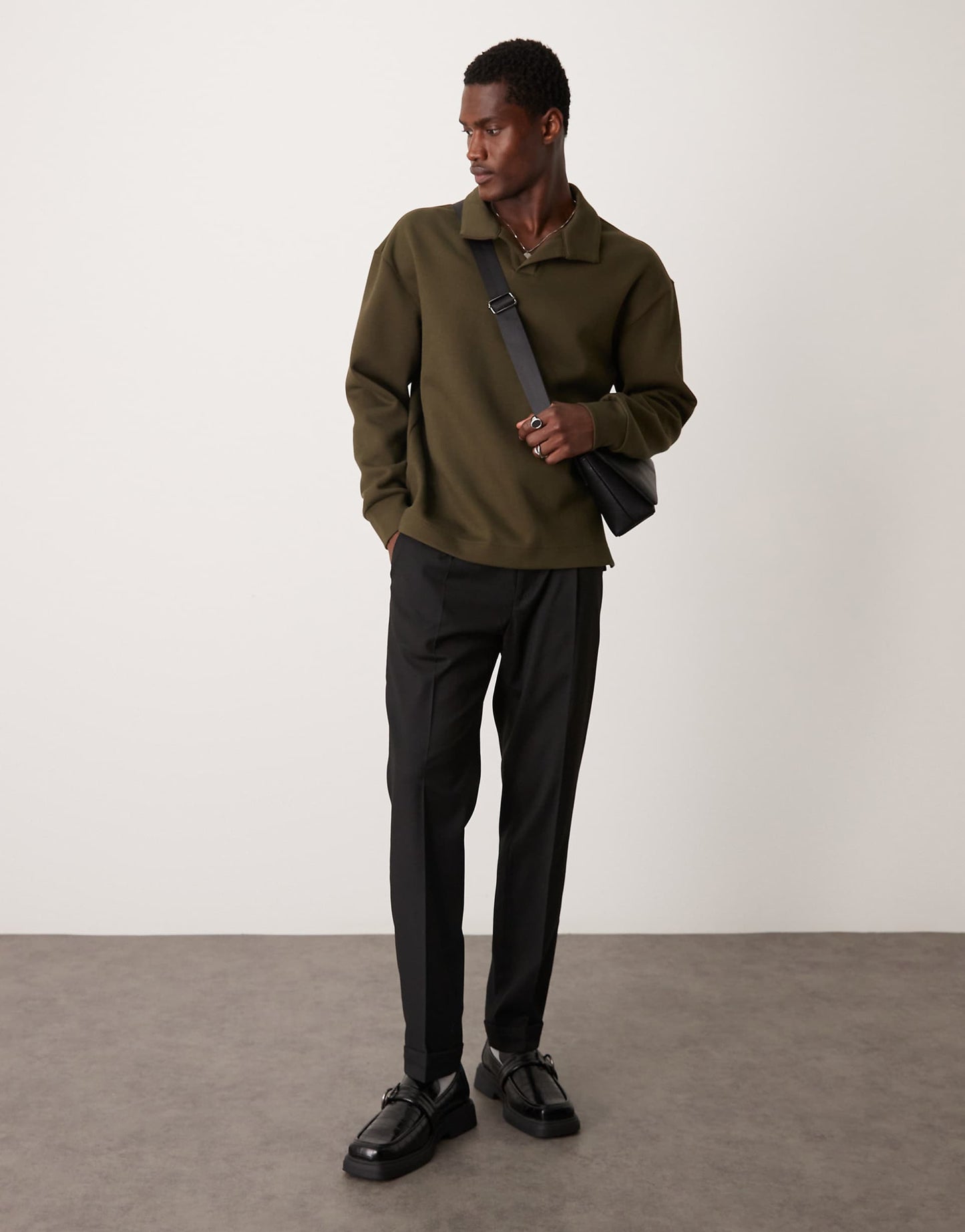 Soft Touch Polo Sweatshirt