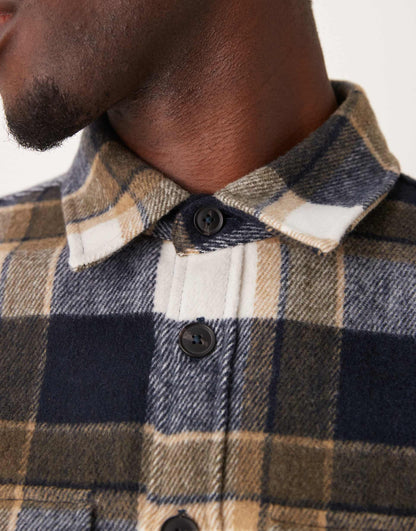 Regular Fit Checkered Flannel Shirt