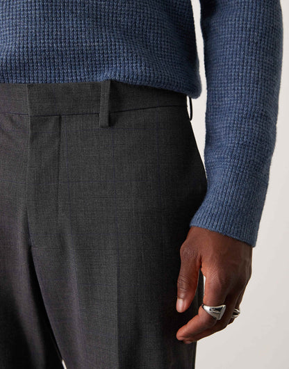 Straight Leg Herringbone Trouser Co-Ord