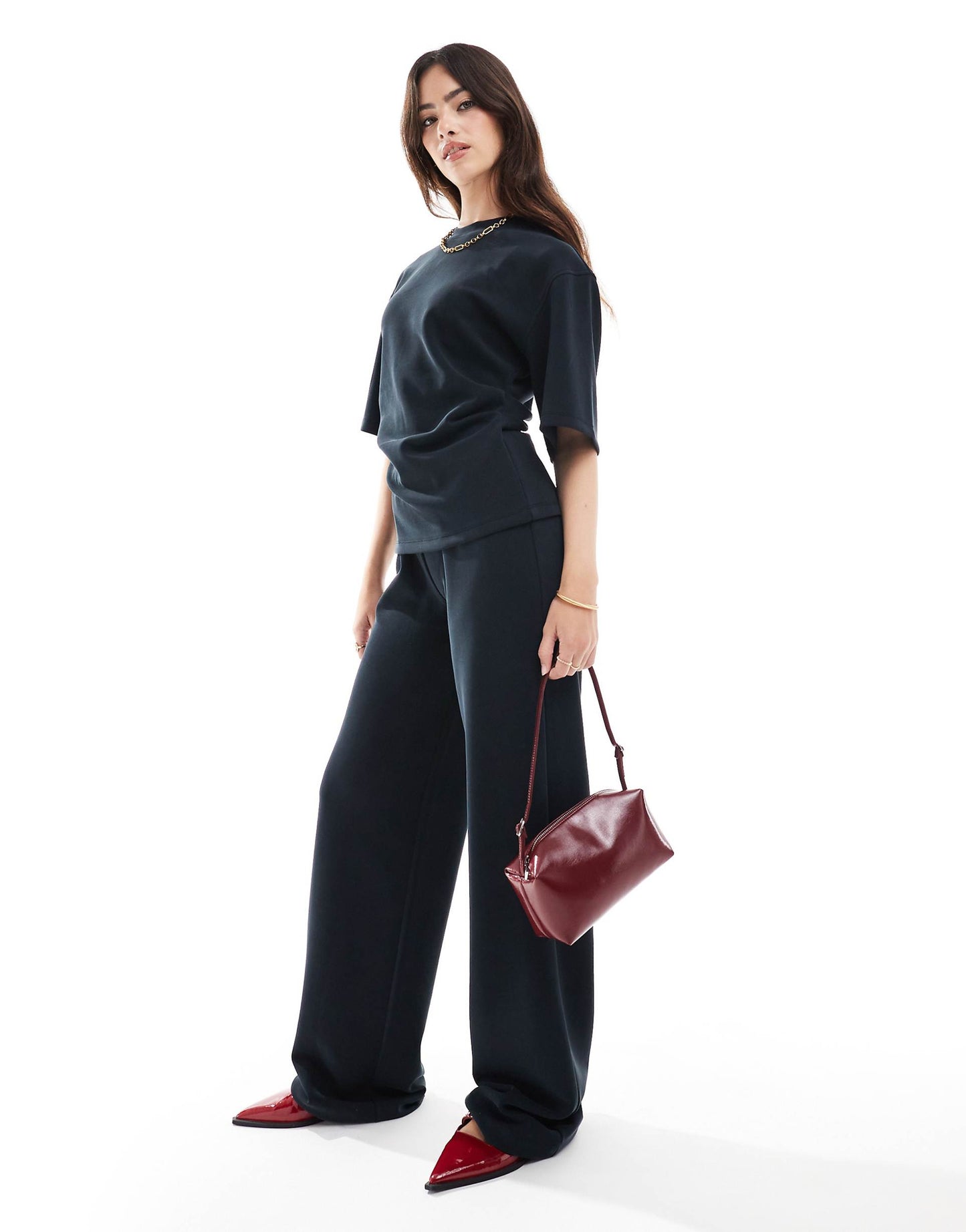 Co-Ord Cupro Wide Leg Trouser