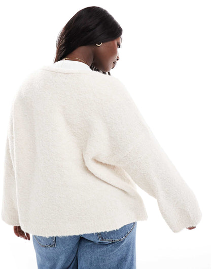 Curve Teddy Longline Cardigan