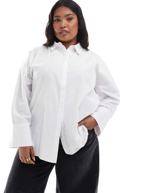 Curve Oversized Wide Cuff Shirt