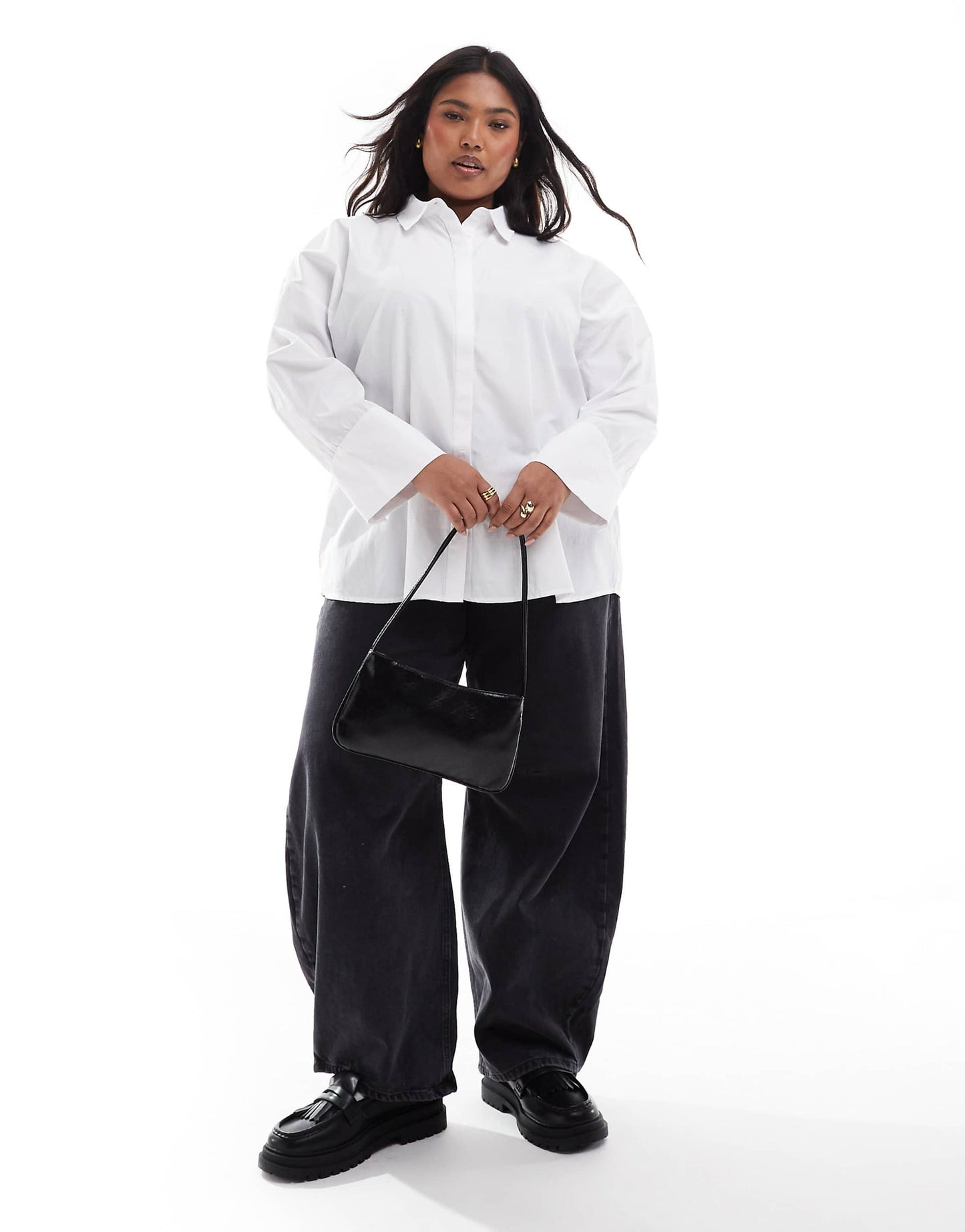 Curve Oversized Wide Cuff Shirt