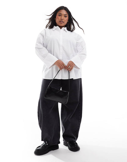 Curve Oversized Wide Cuff Shirt