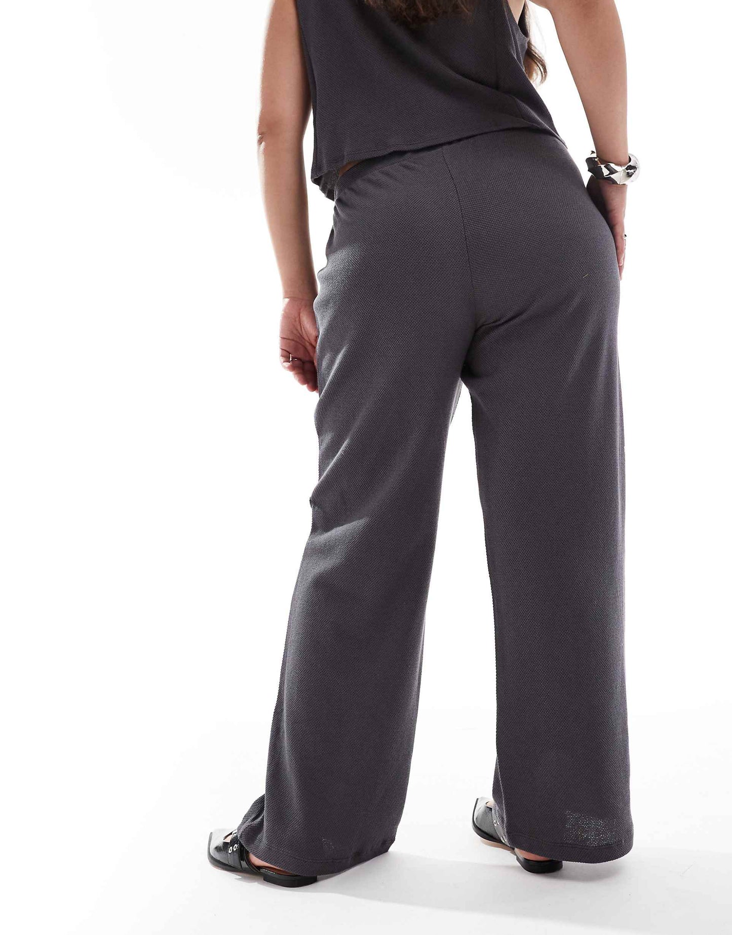 Curve Structured Jersey High Waisted Trouser Co-Ord
