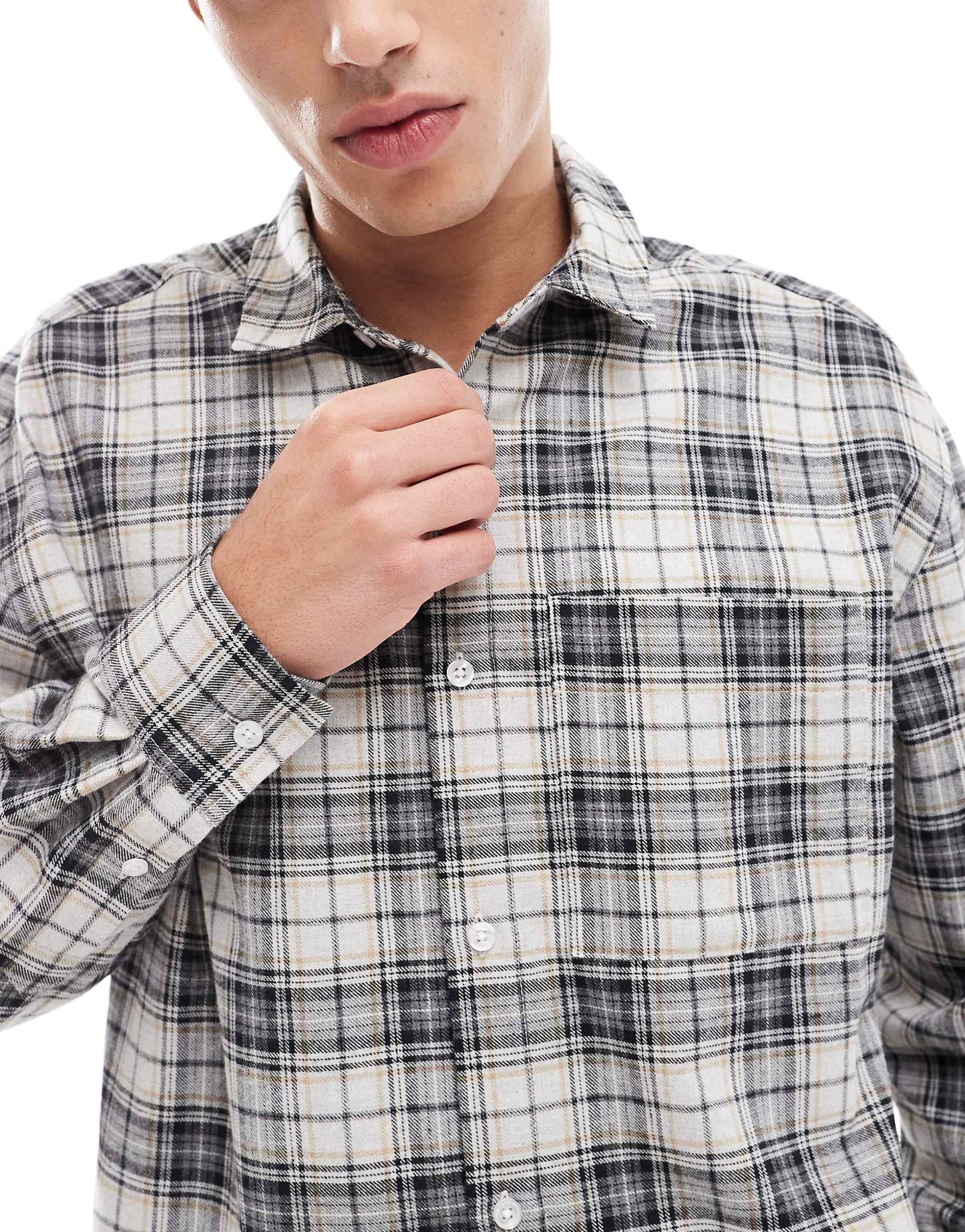 Oversized Cropped Shirt