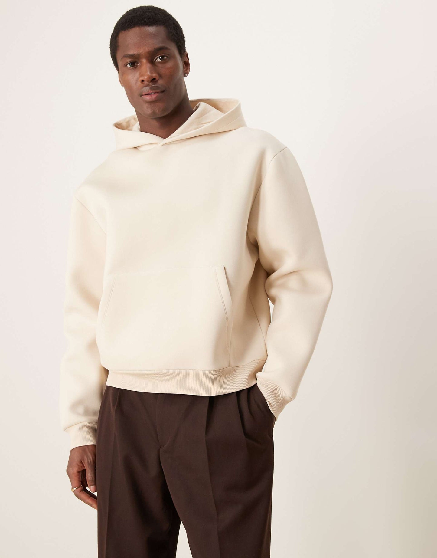 Oversized Boxy Scuba Hoodie