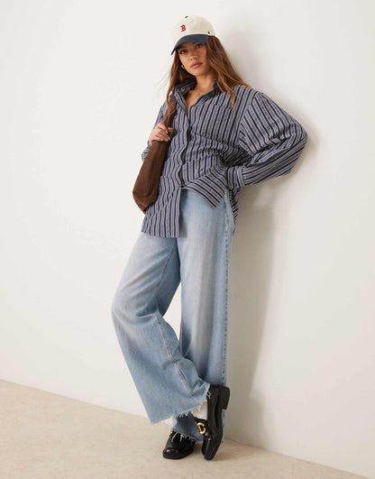 Poplin Oversized Boxy Shirt