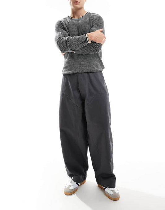 Oversized Baggy With Knee Panels