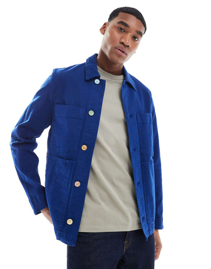 Coloured Button Down Jacket