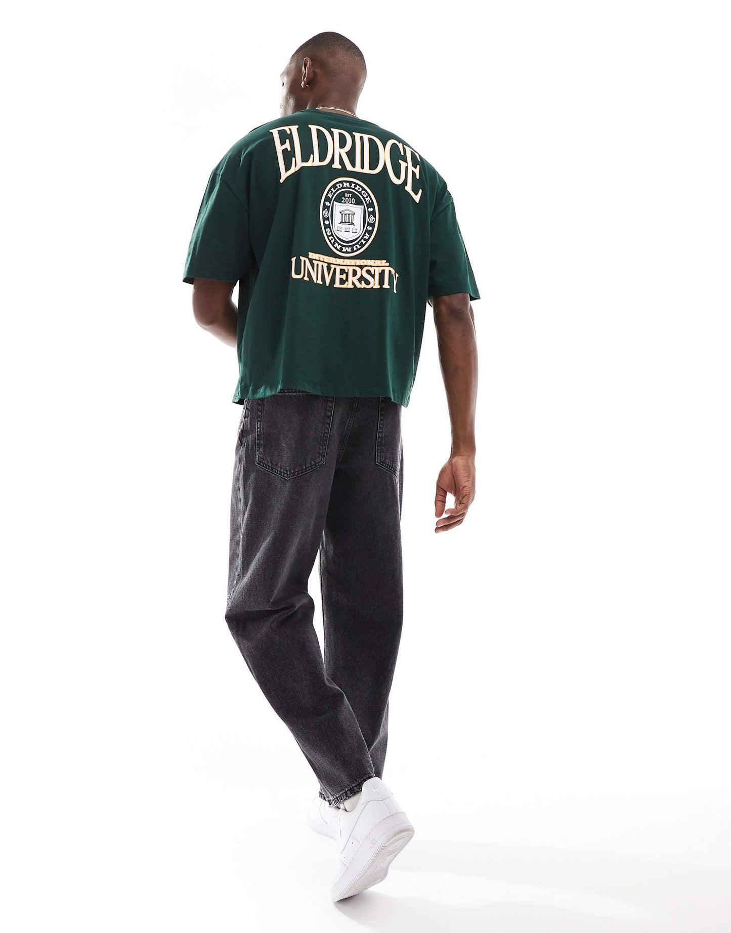 Oversized Boxy T-Shirt With Eldridge Print