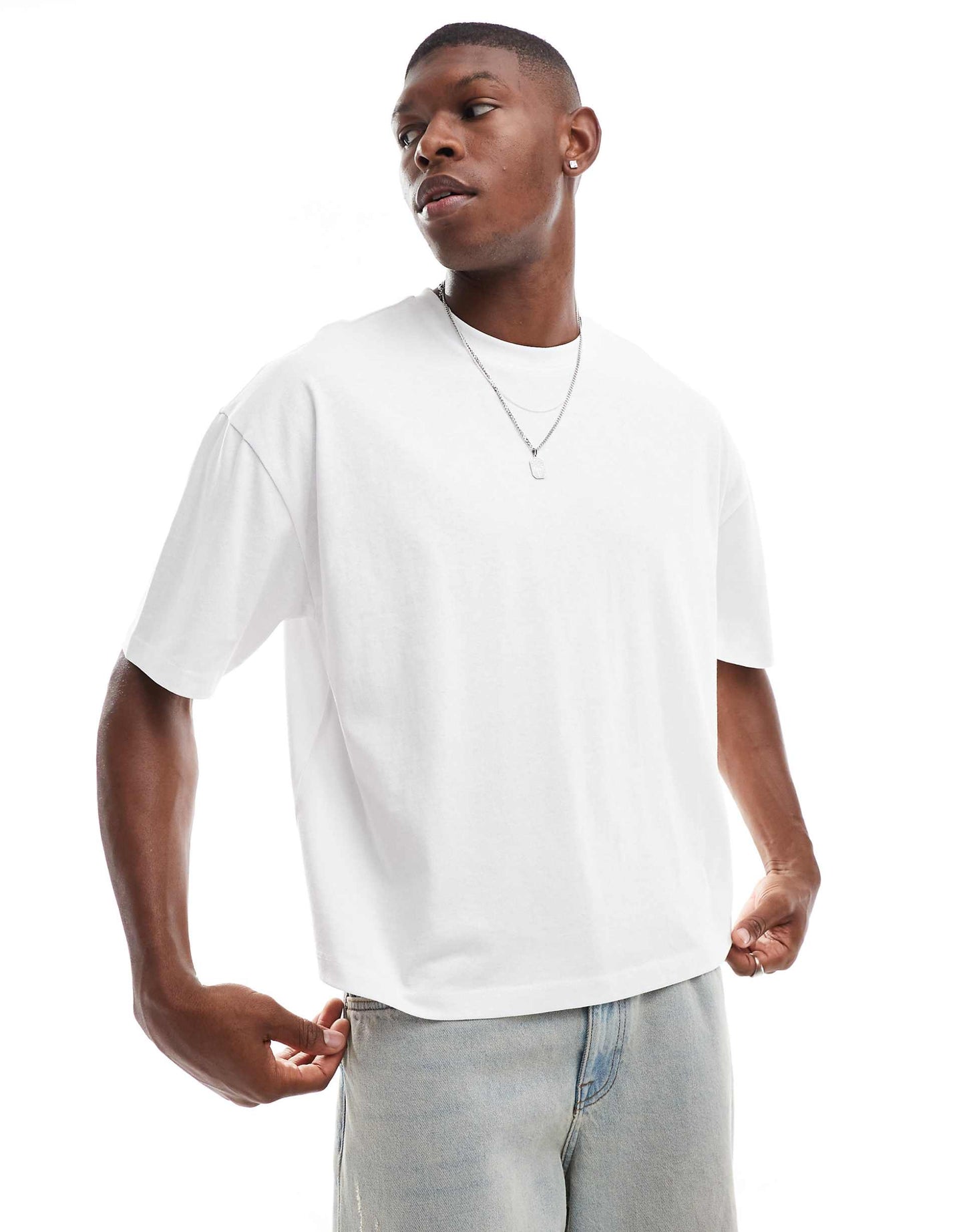 Oversized Boxy T-Shirt With Food Graphic