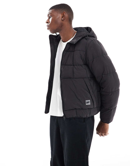 Lightweight Puffer Jacket With Hood