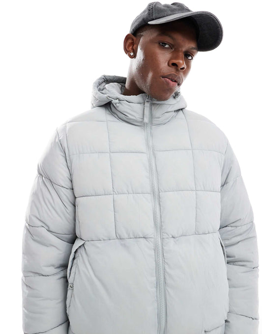 Lightweight Puffer Jacket With Hood