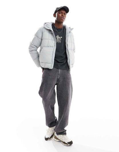 Lightweight Puffer Jacket With Hood