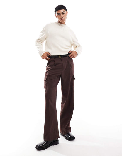 Raw Seam Knitted Jumper