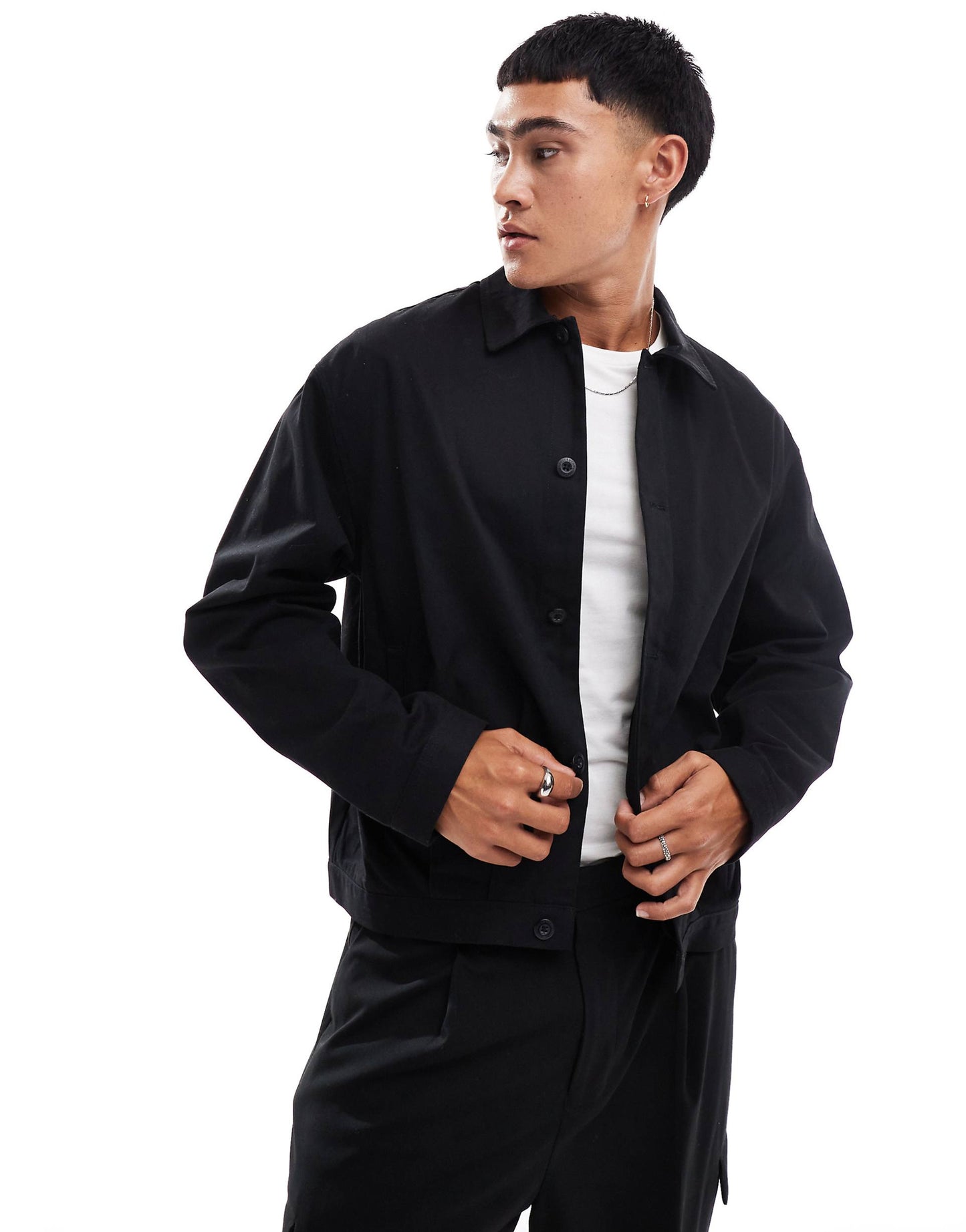 Boxy Fit Long Sleeve Shirt