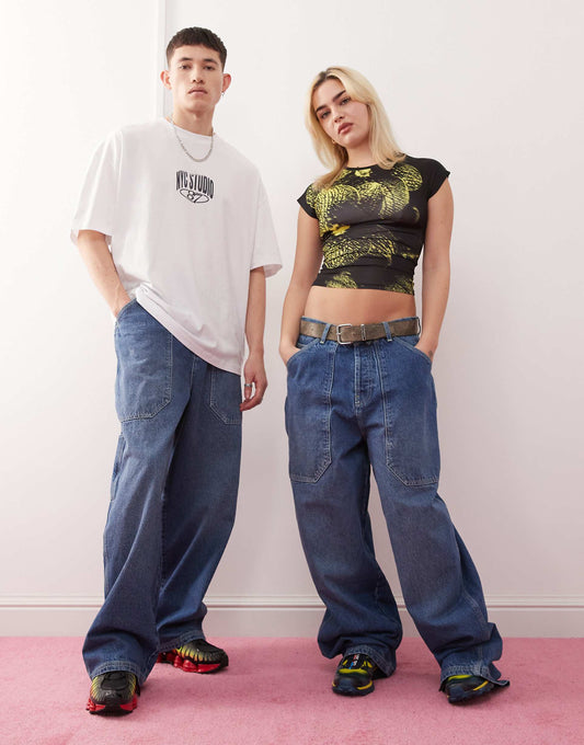 X008 Unisex Skater Jeans