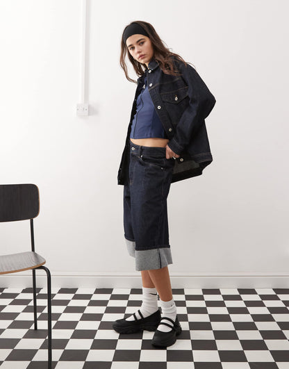 Oversized Denim Shacket
