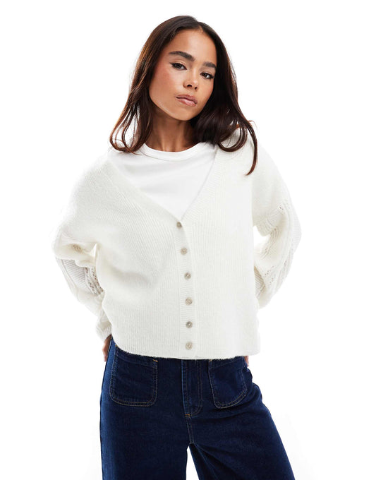 Dropped Shoulder Oversized Cardigan