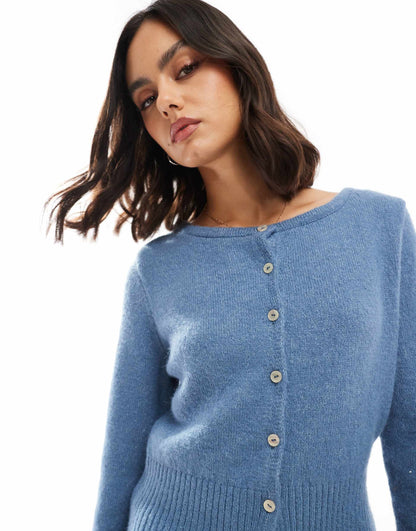 Fluffy Knit Cardigan
