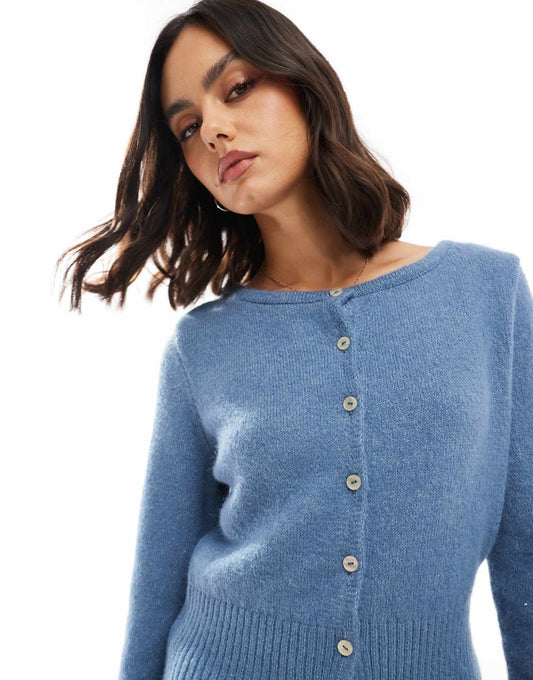 Fluffy Knit Cardigan