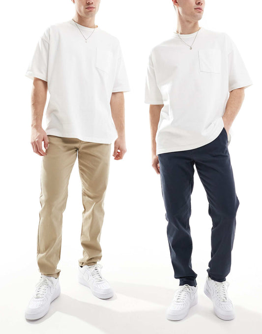 Intelligence 2 Pack Loose Fit Chino