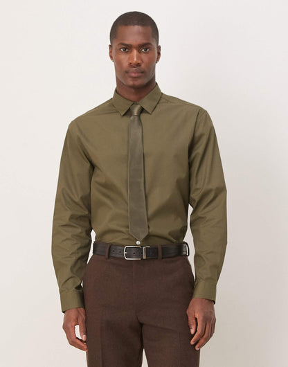 Formal Easy Iron Poplin Regular Shirt