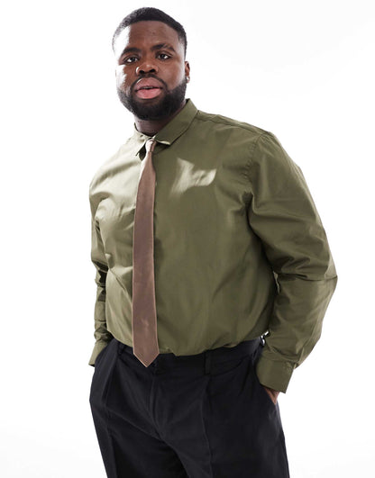 Formal Easy Iron Poplin Regular Shirt