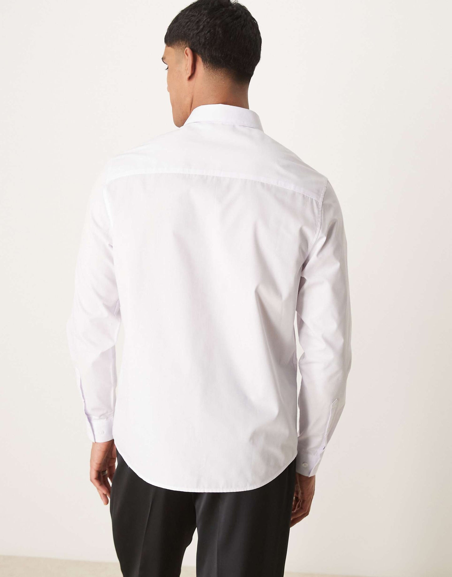 Formal Slim Shirt With Bib Front