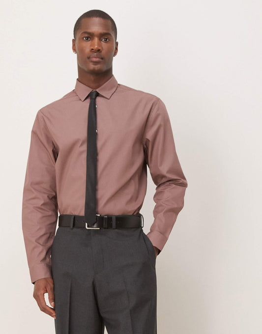Formal Easy Iron Poplin Regular Shirt
