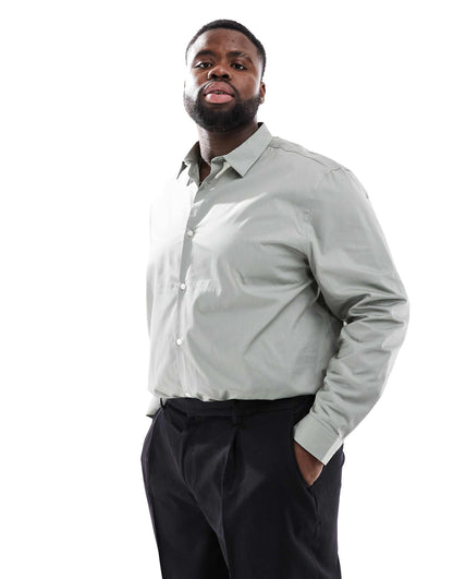 Formal Easy Iron Poplin Regular Shirt