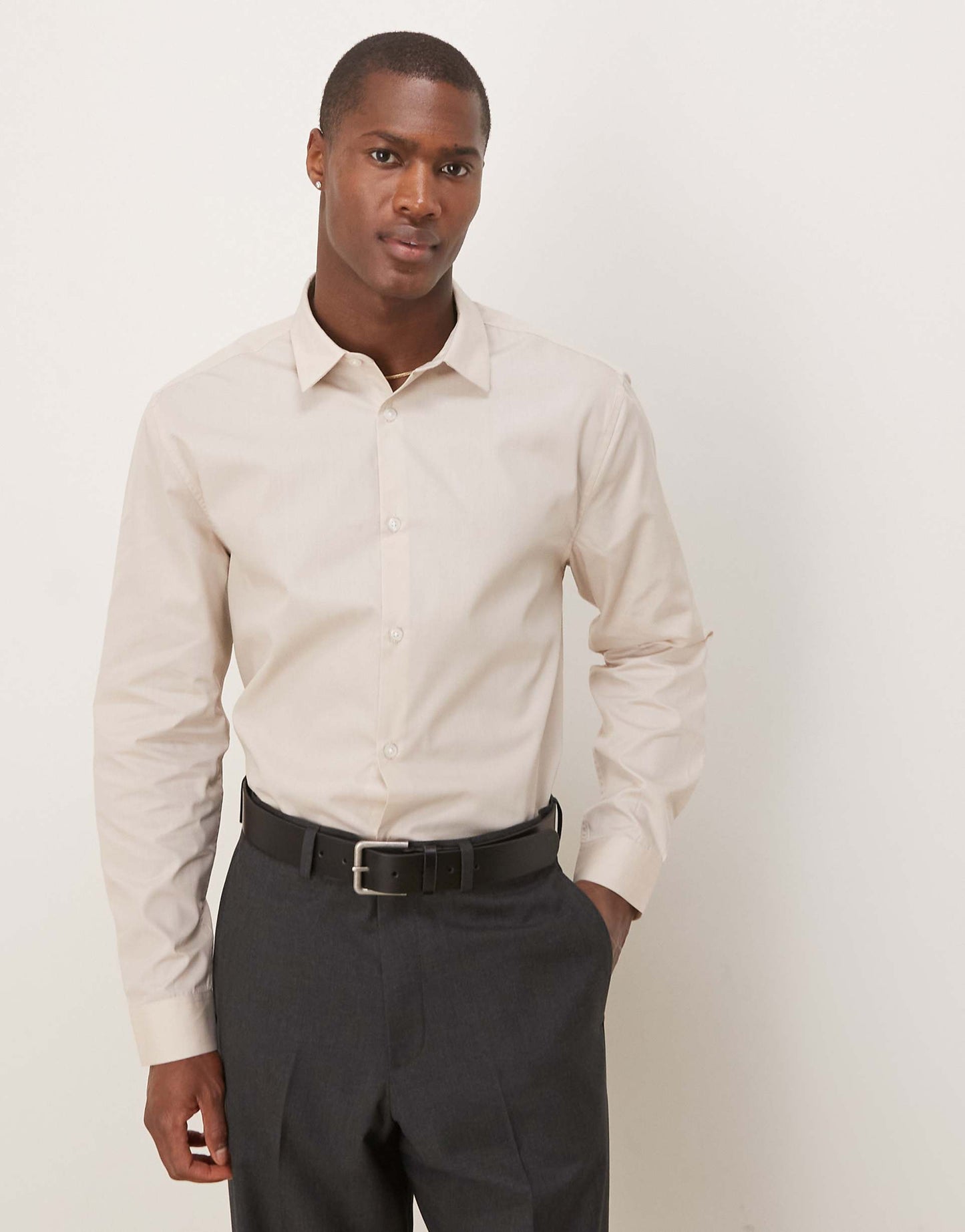 Formal Easy Iron Poplin Regular Shirt