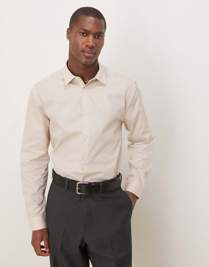 Formal Easy Iron Poplin Regular Shirt