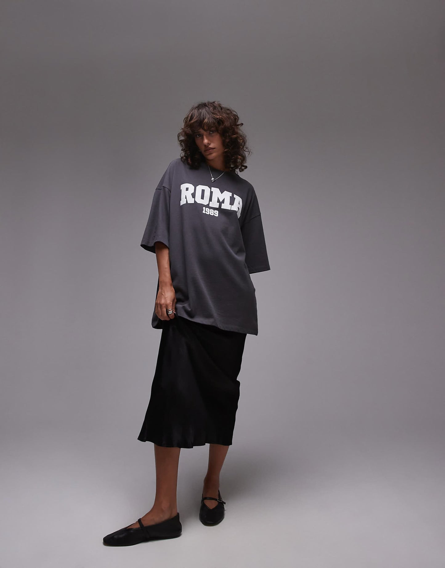 Roma 1989 Graphic Oversized Tee