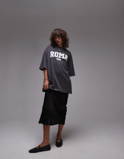 Roma 1989 Graphic Oversized Tee